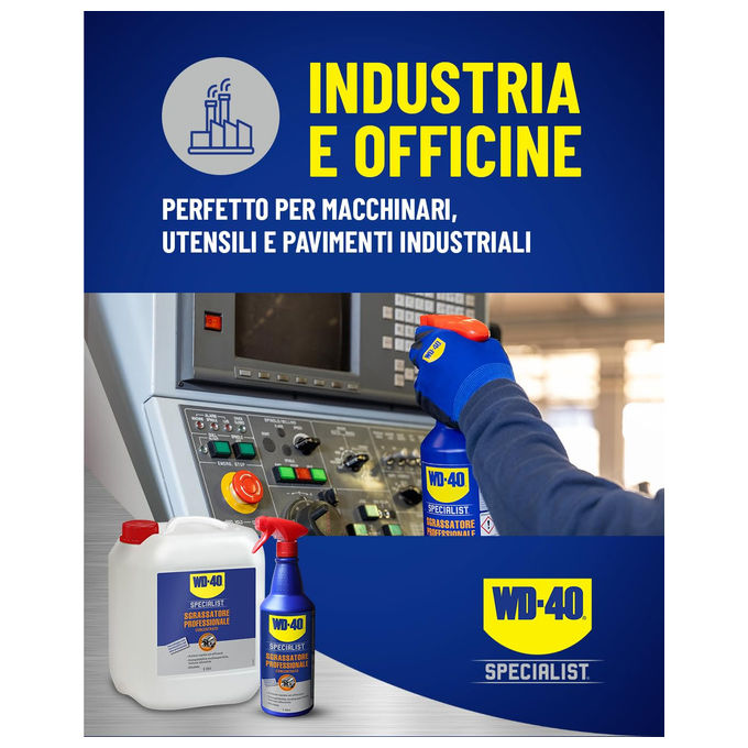 Wd-40 Specialist, Sgrassatore Professionale Concentrato, Formula Diluibile a Base Acqua, 5 Litri