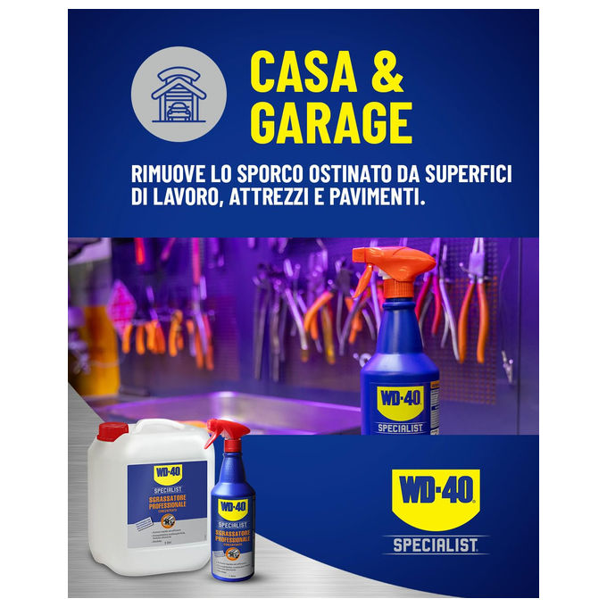 Wd-40 Specialist, Sgrassatore Professionale Concentrato, Formula Diluibile a Base Acqua, 5 Litri