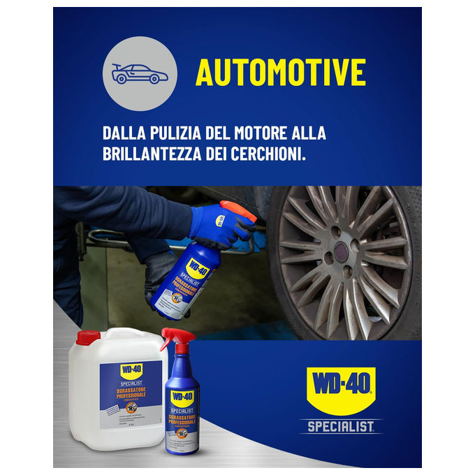 Wd-40 Specialist, Sgrassatore Professionale Concentrato, Formula Diluibile a Base Acqua, 5 Litri