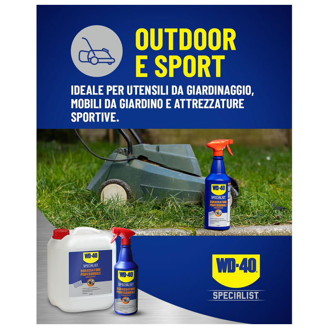 Wd-40 Specialist, Sgrassatore Professionale Concentrato, Formula Diluibile a Base Acqua, 5 Litri