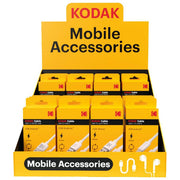 Kodak, Cavi Smartphone, 24 Pezzi Assortiti, Usb-a, Usb-c, Lightning, Micro-usb