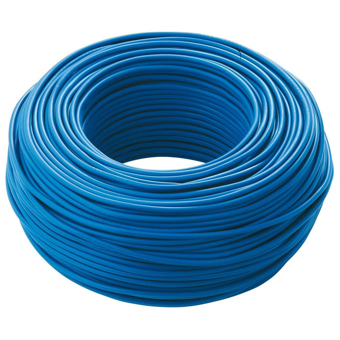 Generica, Cavo Elettrico Unipolare FS17, 1x2,5 mmq, Blu, Rame-PVC, 100 Pezzi