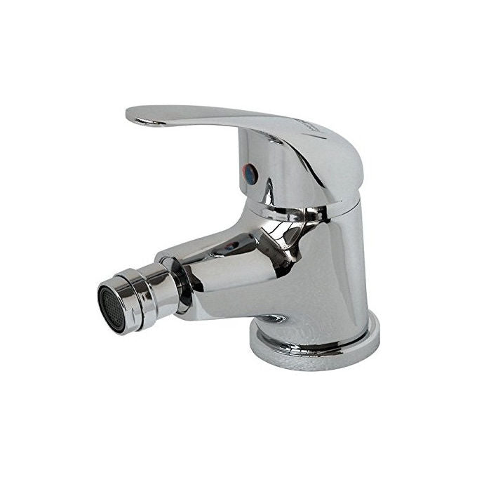Hans Lebel, Miscelatore Bidet Rex, Cromato Lucido, Mono Splitcomando, Piletta Ottone
