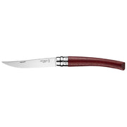 Opinel, Effilé N°10 Coltello Tascabile Slim, Acciaio Inossidabile, Padouk