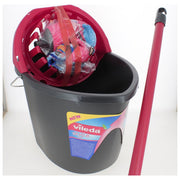 Vileda, Set Completo Supermocio Style, Mocio Microfibra, Secchio con Strizzatore Bionic
