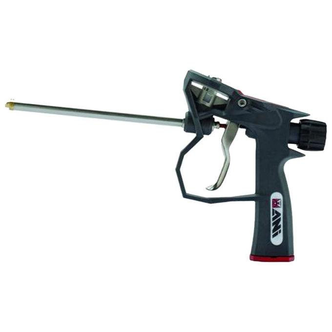 Ani, Pistola per Schiuma Poliuretanica Qualitum, Con Protezione Grilletto, Adattatore Universale