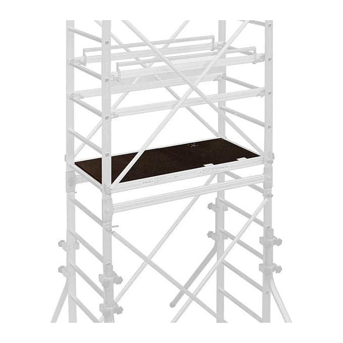 Facal, Piano di Lavoro con Botola Alumito, 150x68 cm, Alluminio-Legno