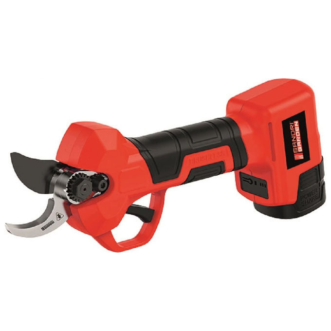 Sandrigarden, Forbici Potatura a Batteria, 25 mm, 2 Batterie Litio 16.8V, Brushless, SG-FP 2500