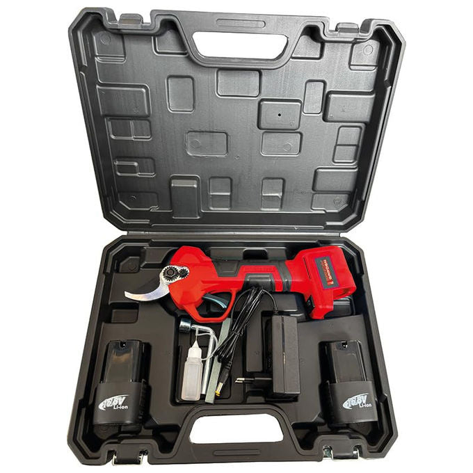 Sandrigarden, Forbici Potatura a Batteria, 25 mm, 2 Batterie Litio 16.8V, Brushless, SG-FP 2500