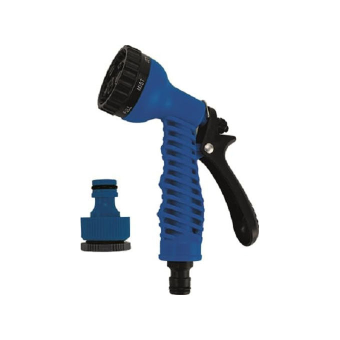 Hufirma, Tubo Estensibile da Giardino con Pistola, 7 Funzioni, da 7.5 a 15 Metri