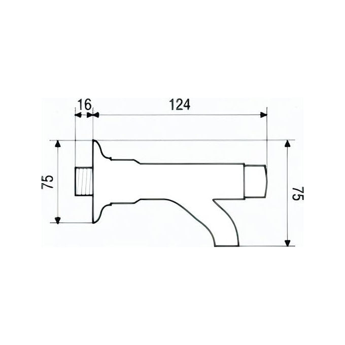 Vigor, Rubinetto per fontane, Attacco da 1-2'' maschio