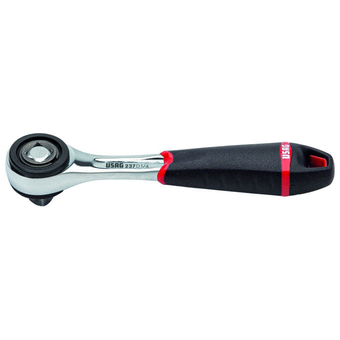 Usag, Cricchetto con Quadro Scorrevole 237 D 1-4, 60 Denti, Acciaio Forgiato