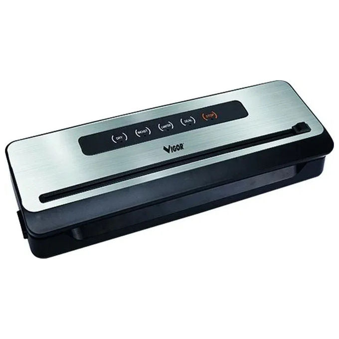 Vigor, Macchina Sottovuoto, 100W, Acciaio INOX, Aspirazione e Saldatura Automatica