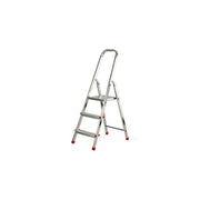 Jolly, Scala Domestica in Alluminio, 3 Gradini, Altezza 1.38 m