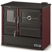 Blinky, Stufa a Legna con Forno Rossella, 9,1kW, 120 m2, Rossa