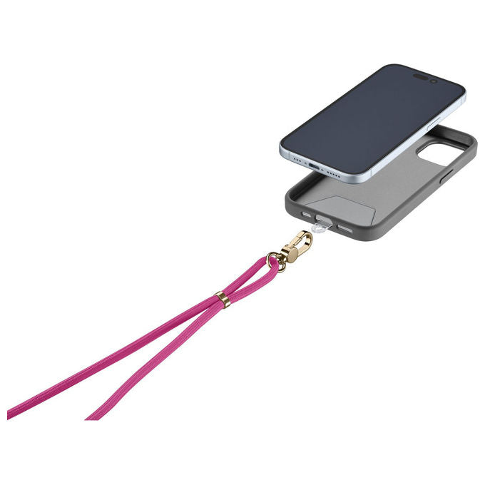 Cellularline, Laccio da Polso Universale, Rosa, Compatibile con Smartphone
