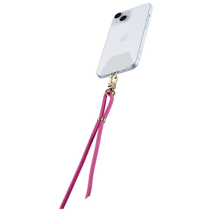 Cellularline, Laccio da Polso Universale, Rosa, Compatibile con Smartphone