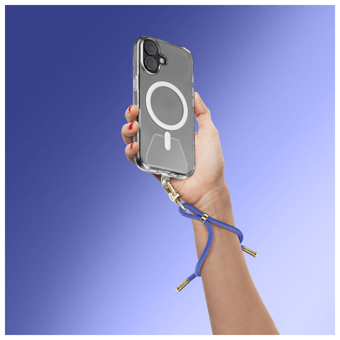 Cellularline, Laccio da Polso Universale, Blu, Compatibile con Smartphone