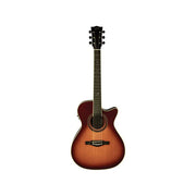Eko, Chitarra Elettroacustica, One 018 CW EQ, Auditorium Cutaway, Vintage Burst, con Fishman