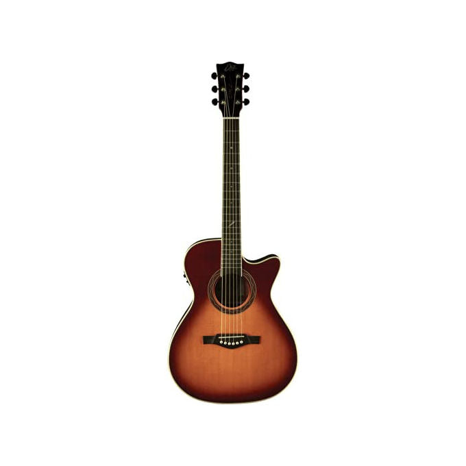 Eko, Chitarra Elettroacustica, One 018 CW EQ, Auditorium Cutaway, Vintage Burst, con Fishman