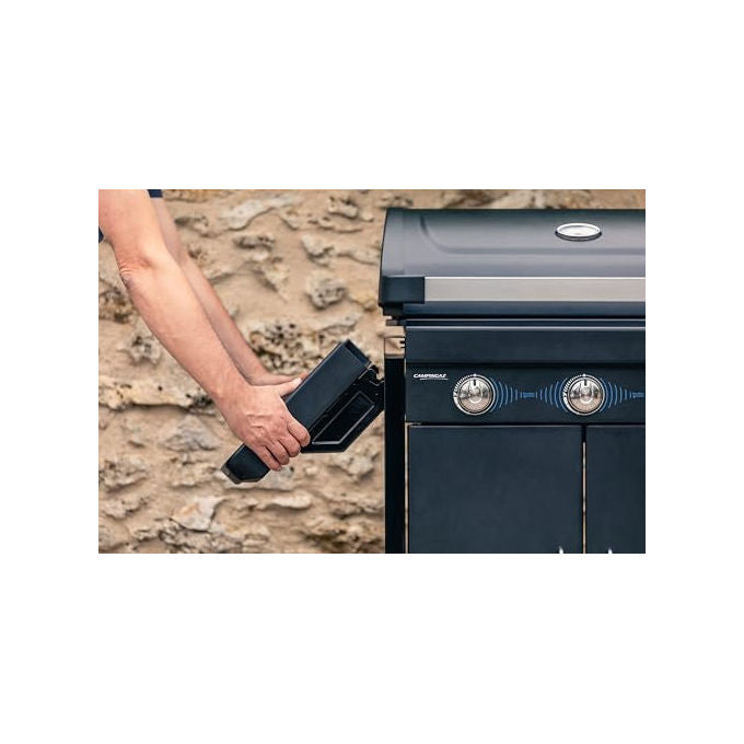 Campingaz 2226230 Compact 3L Dualgas Barbecue a Gas 3 Bruciatori 7.5 kW GPL Metano colore Nero
