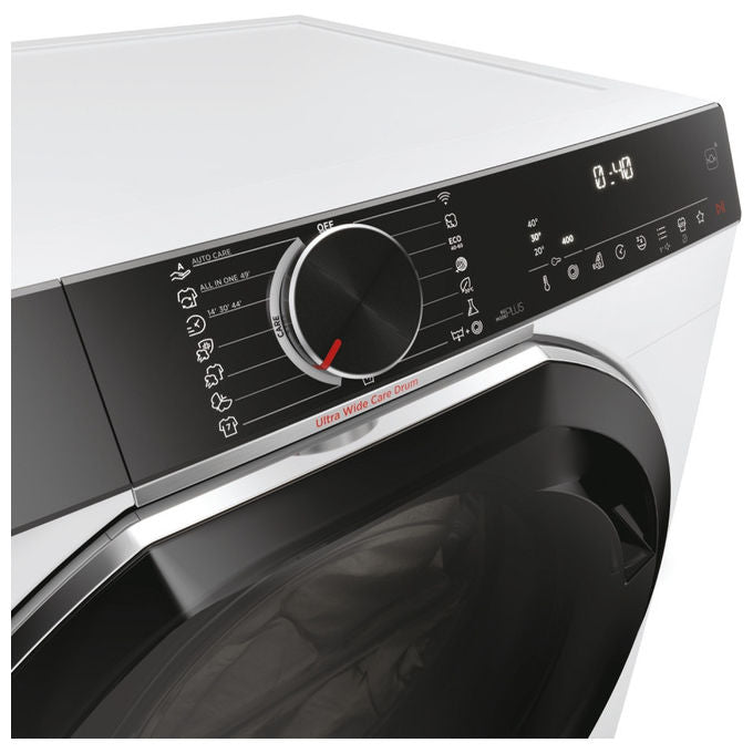 Hoover H7W 610MBC8-S H-Wash 700 Lavatrice Frontale 10 Kg 1600 rpm Classe A Wi-Fi Vapore Hygiene (85x60x57 cm) colore Bianco
