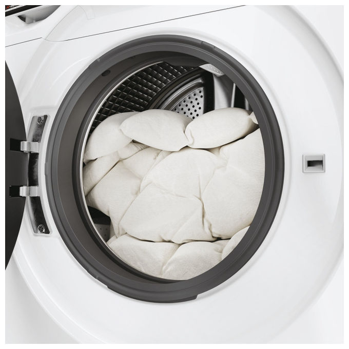 Hoover H7W 610MBC8-S H-Wash 700 Lavatrice Frontale 10 Kg 1600 rpm Classe A Wi-Fi Vapore Hygiene (85x60x57 cm) colore Bianco
