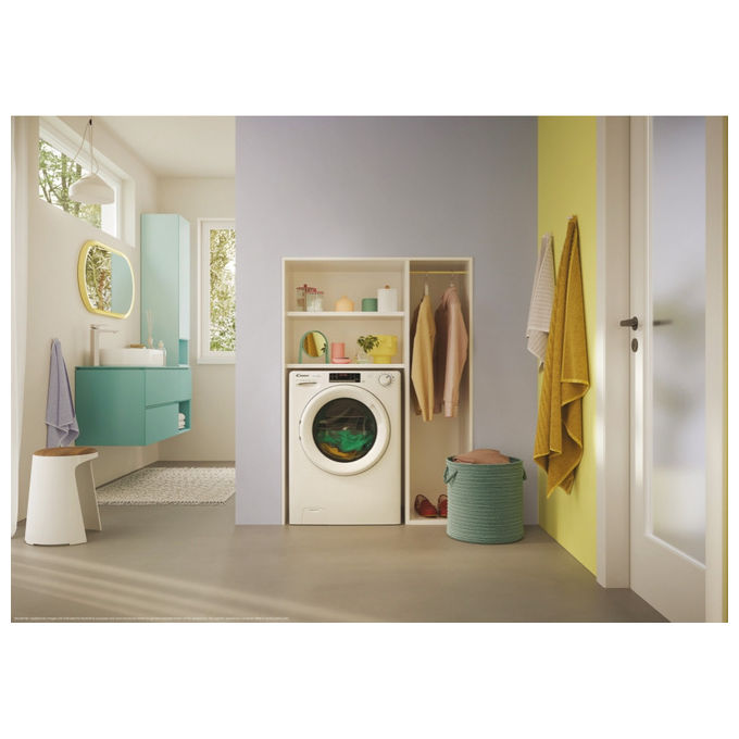 Candy CSO286TWM61S Smart Pro Inverter Lavatrice Frontale 8 Kg 1200 rpm Classe A Wi-Fi Bluetooth 16 Programmi (85x60x54 cm) colore Bianco
