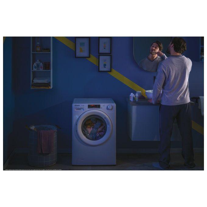 Candy CSO286TWM61S Smart Pro Inverter Lavatrice Frontale 8 Kg 1200 rpm Classe A Wi-Fi Bluetooth 16 Programmi (85x60x54 cm) colore Bianco