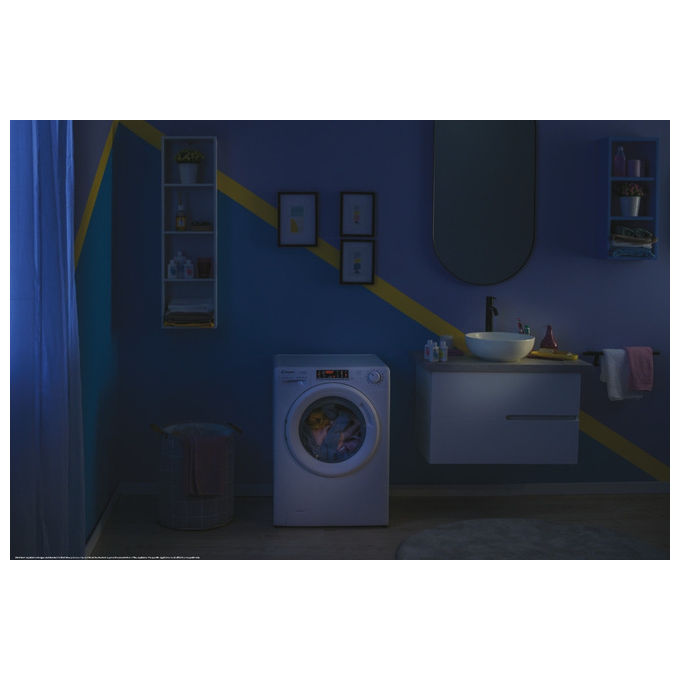 Candy CSO286TWM61S Smart Pro Inverter Lavatrice Frontale 8 Kg 1200 rpm Classe A Wi-Fi Bluetooth 16 Programmi (85x60x54 cm) colore Bianco