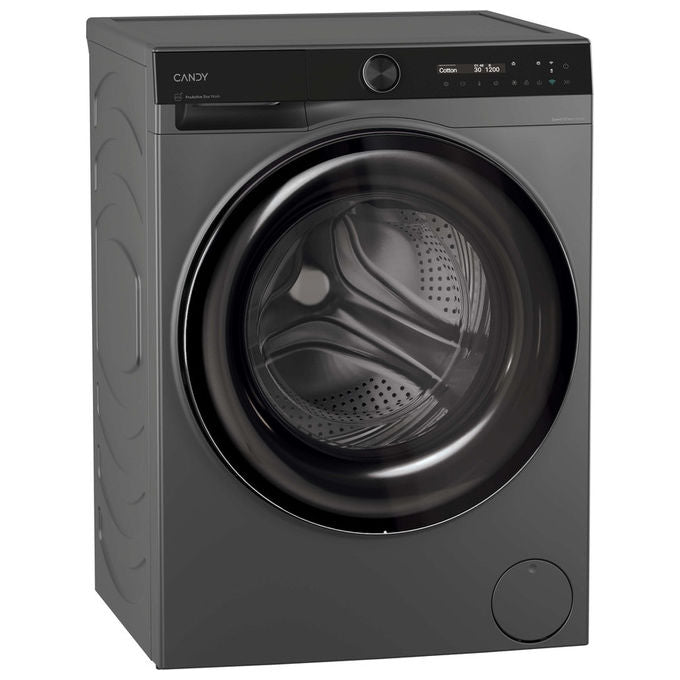 Candy BS 49SB8G-S Lavatrice Slim 9 Kg 1400 rpm Classe A Vapore Wi-Fi (85x60x52 cm) colore Antracite