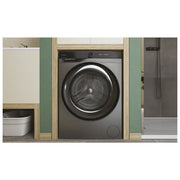 Candy BS 49SB8G-S Lavatrice Slim 9 Kg 1400 rpm Classe A Vapore Wi-Fi (85x60x52 cm) colore Antracite