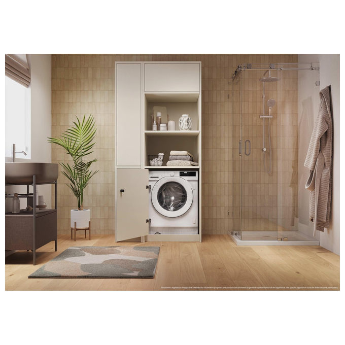 Candy BC448M4D8J-S Lavatrice Incasso 8 kg 1400 rpm Classe A Inverter Wi-Fi colore NON APPLICABILE