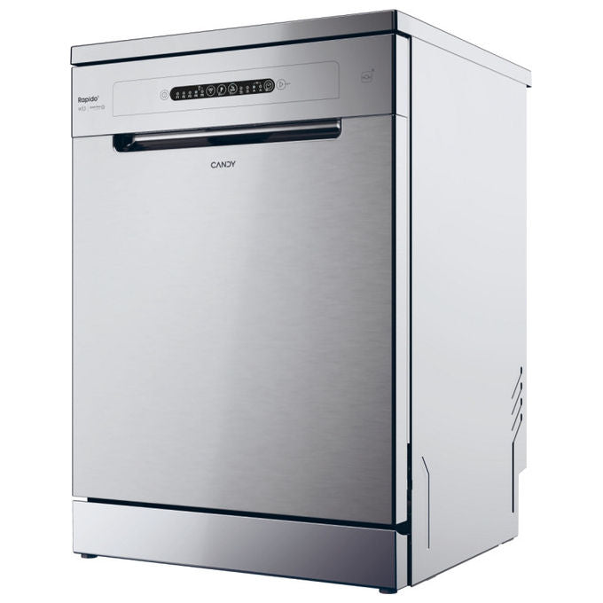 Candy CF 3E7L0S RapidO Lavastoviglie Libera installazione 13 coperti Classe E 47 dB Wi-Fi (85x60x60 cm) colore Acciaio inox