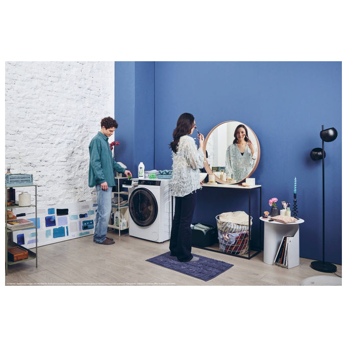 Candy BS 48SB6-S Lavatrice Slim 8 Kg 1400 rpm Inverter Wi-Fi colore Bianco