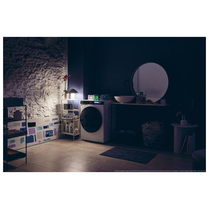 Candy BS 48SB6-S Lavatrice Slim 8 Kg 1400 rpm Inverter Wi-Fi colore Bianco