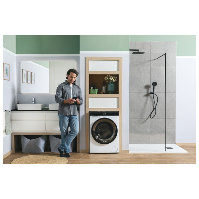 Candy BS 48SB6-S Lavatrice Slim 8 Kg 1400 rpm Inverter Wi-Fi colore Bianco