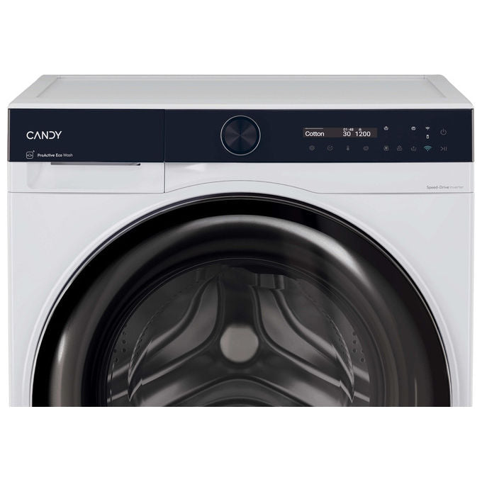 Candy BS 48SB6-S Lavatrice Slim 8 Kg 1400 rpm Inverter Wi-Fi colore Bianco