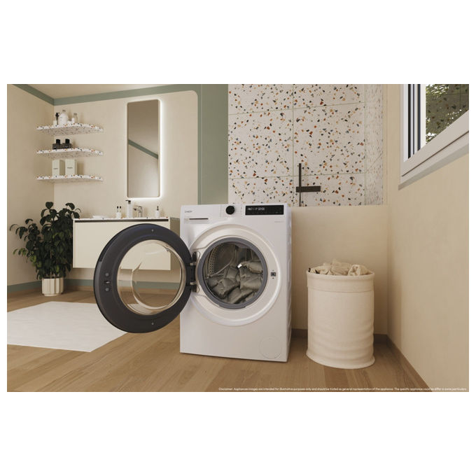 Candy BR411BL9-S ProWash 500 Lavatrice Frontale 11 Kg 1400 rpm Classe A Wi-Fi 16 Programmi 72 dB (85x60x68 cm) colore Bianco