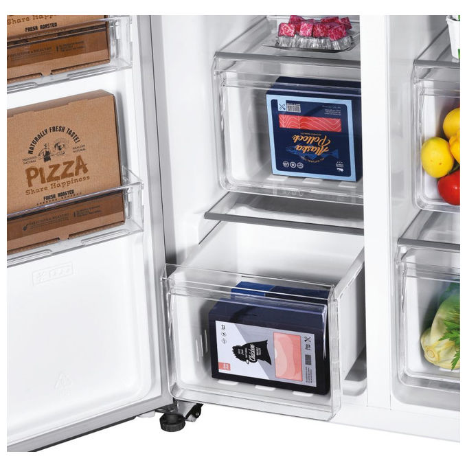 Candy CHSBSO-6174XWD Frigorifero Side by Side 177 cm No Frost Acciaio Inox colore Acciaio Inox