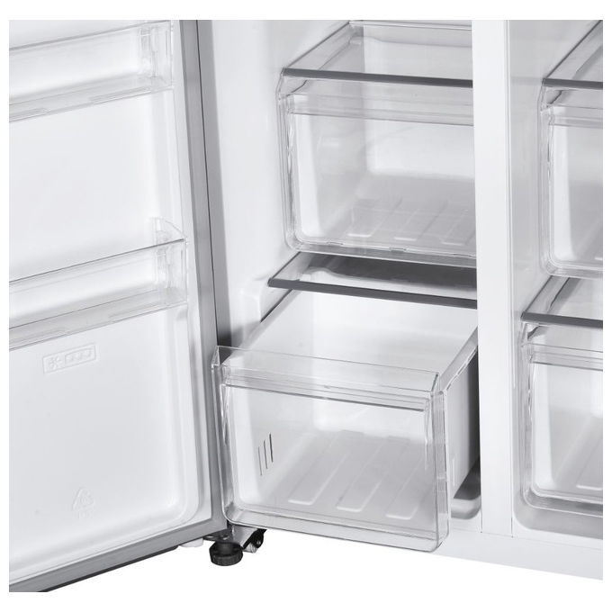 Candy CHSBSO-6174XWD Frigorifero Side by Side 177 cm No Frost Acciaio Inox colore Acciaio Inox