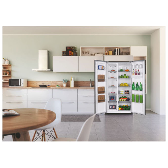 Candy CHSBSO-6174XWD Frigorifero Side by Side 177 cm No Frost Acciaio Inox colore Acciaio Inox