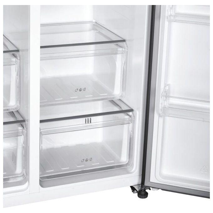 Candy CHSBSO-6174XWD Frigorifero Side by Side 177 cm No Frost Acciaio Inox colore Acciaio Inox
