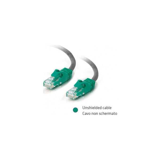 Adj, Cavo di Rete Cat6 U-UTP, 2 m, Argento, RJ-45