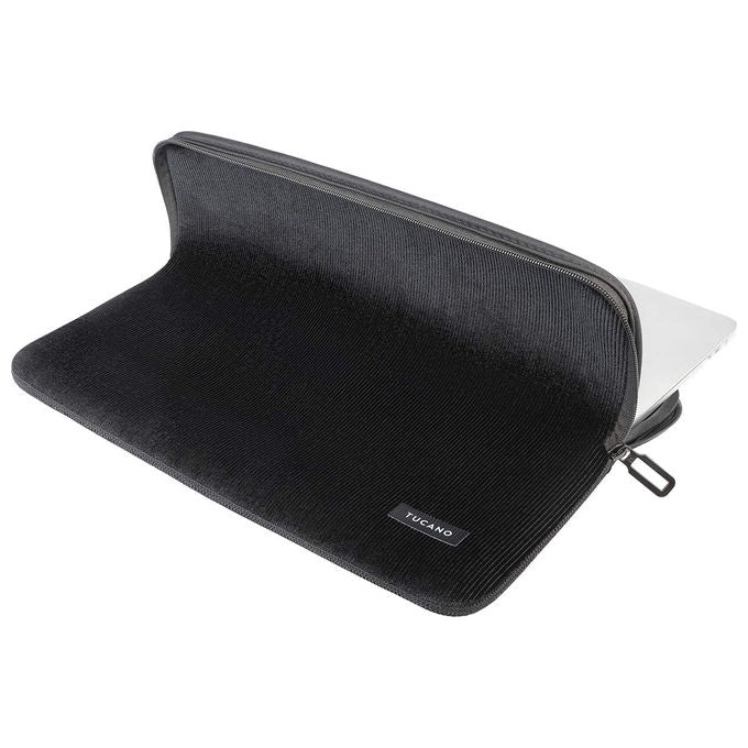 Tucano BFVELMB16-BK Velluto Custodia Sleeve Neoprene per MacBook Pro 16 e Laptop 15.6 colore Nero