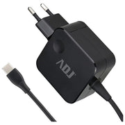 Adj, Alimentatore Notebook USB-C, 65W, Compatibile Apple Lenovo Dell