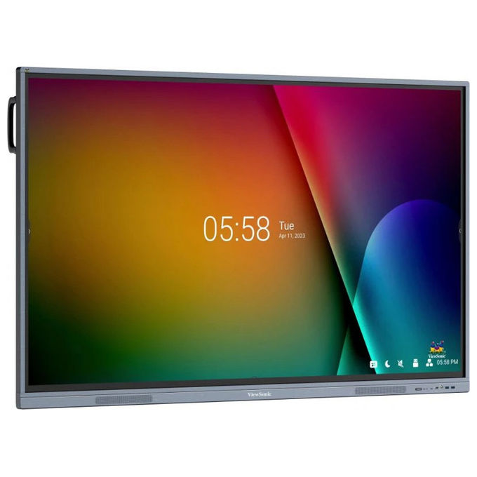 Viewsonic IFP75, Pannello Piatto Interattivo, 75 Pollici, 4K Ultra HD, Touchscreen Grigio