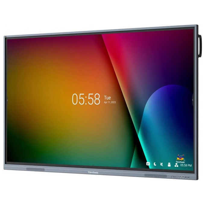 Viewsonic IFP75, Pannello Piatto Interattivo, 75 Pollici, 4K Ultra HD, Touchscreen Grigio