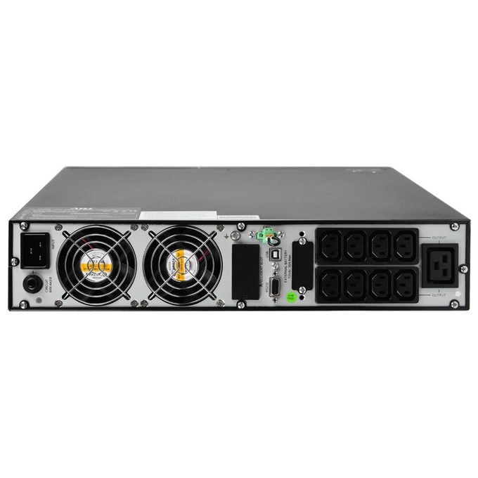 Adj, Gruppo di Continuita', 3000VA, Tower-Rack Online, 9*IEC+RS232+EPO LCD CSB