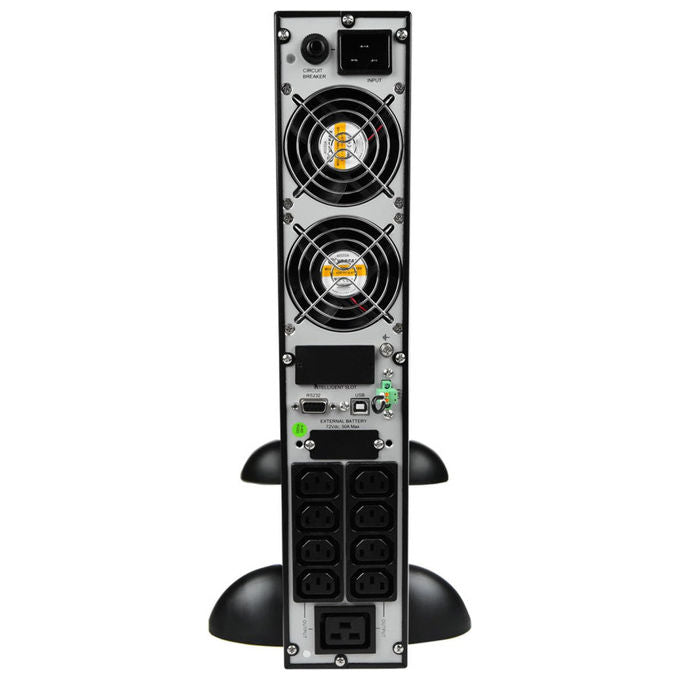 Adj, Gruppo di Continuita', 3000VA, Tower-Rack Online, 9*IEC+RS232+EPO LCD CSB